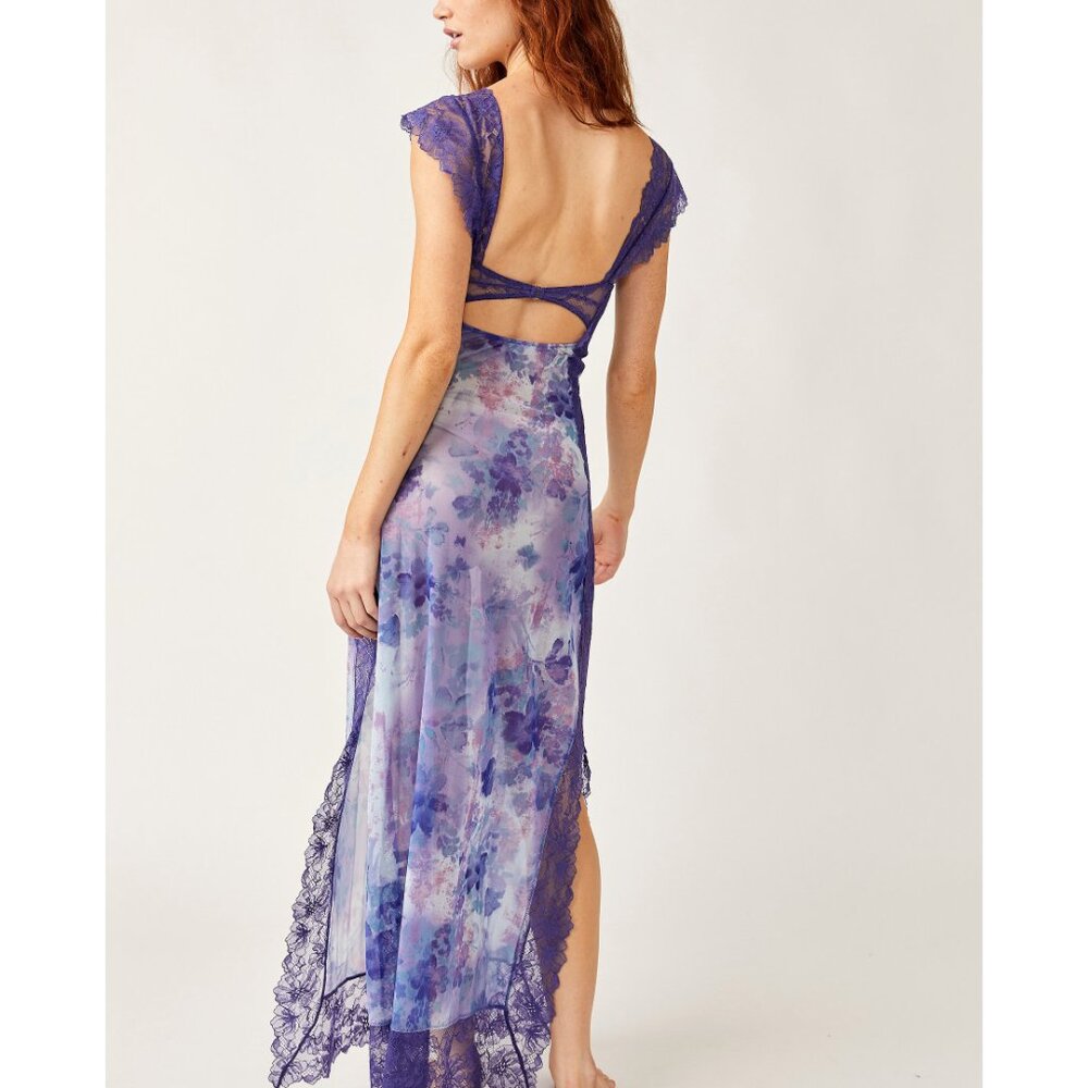 FREE PEOPLE Suddenly Fine Maxi Slip / Spring Rain Combo - Picture 3 of 7